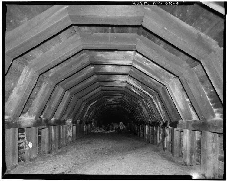 Nehalem Divide tunnel scappoose oregon columbia county historical american engineering survey